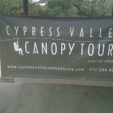 Photo taken at Cypress Valley Canopy Tours by Becky P. on 4/9/2011