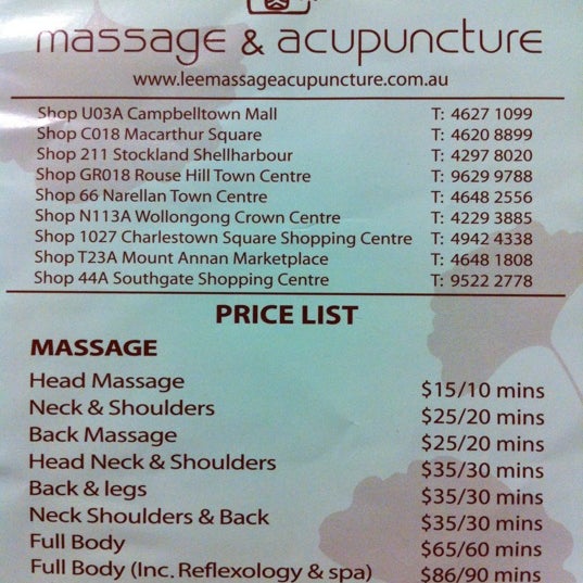 Photos at Lee Massage & Acupuncture