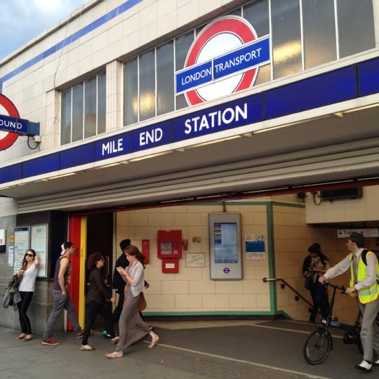 Mile End Station Zone Mile End London Underground Station - Mile End East - Mile End Rd