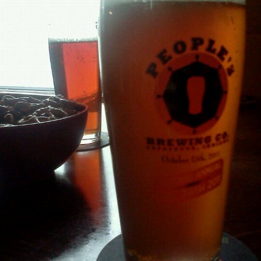 Photo taken at People&#39;s Brewing Company by Amandoid on 1/22/2012