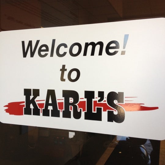 Photo taken at Karl&#39;s TV, Audio, Appliance and Furniture by Cari F. on 4/1/2012