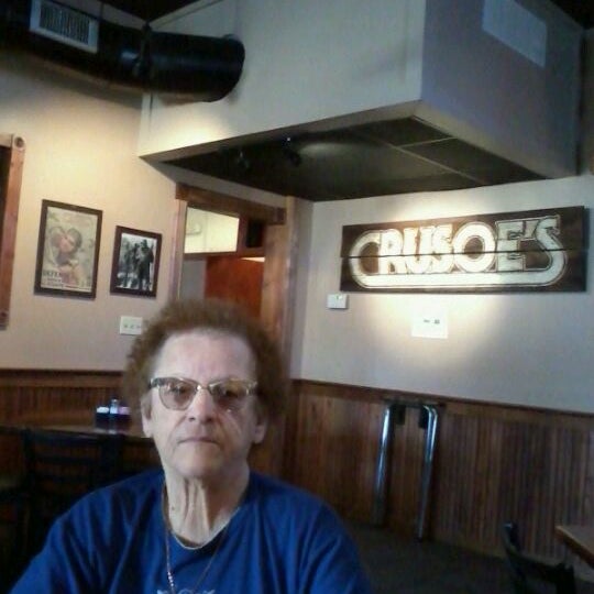 Photo taken at The Original Crusoe&#39;s Restaurant &amp; Bar by james l. on 3/6/2012