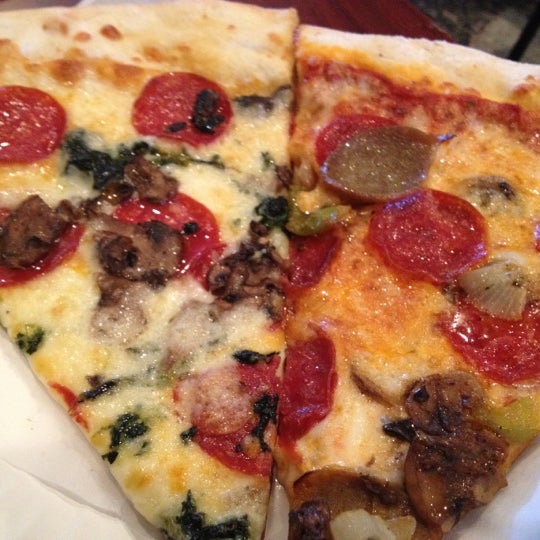 Photo taken at Brooklyn Boyz Pizza by Virginia M. on 6/22/2012