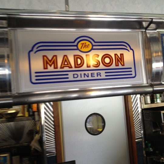 Photo taken at The Madison Diner by Anton M. on 7/28/2012