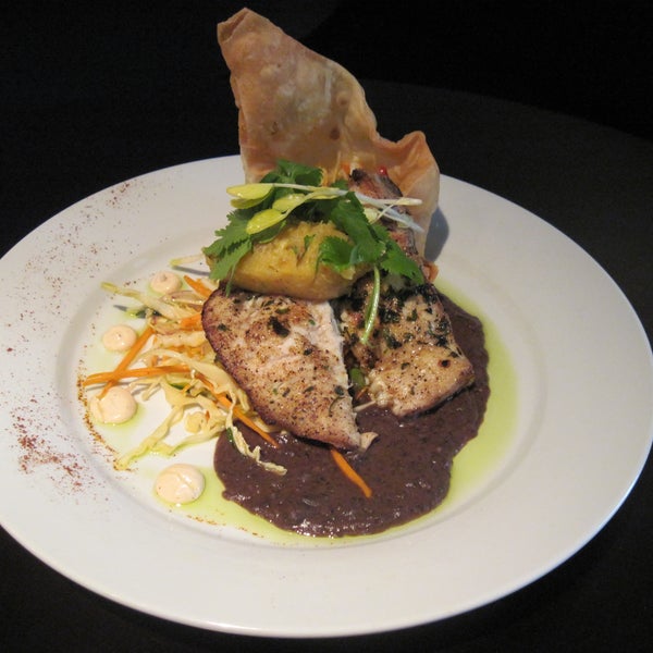 Tonight's Special:  Pan Roasted Tripletail "Taco Salad"