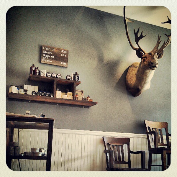 Photo taken at Stag Barbershop by Aaron B. on 6/19/2012