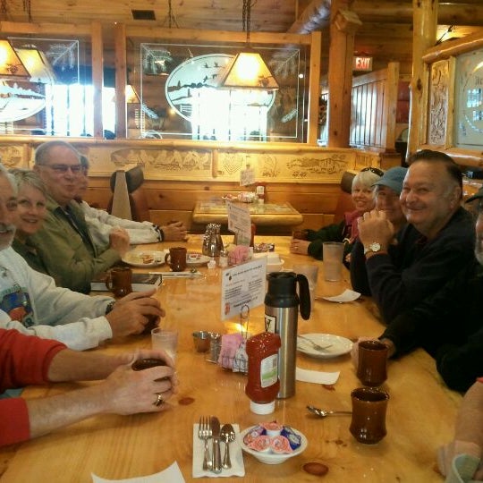 Photo taken at Log Cabin Family Restaurant by Wendy S. on 10/3/2011