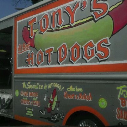 Photo taken at Tony&#39;s Hot Dogs by Dee E. on 9/2/2011