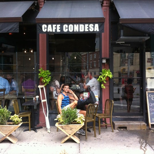 Photo taken at Cafe Condesa by Kent G. on 7/28/2012
