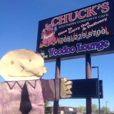 Foto tirada no(a) Chuck&#39;s Southern Comforts Cafe por Gary M. em 4/6/2012