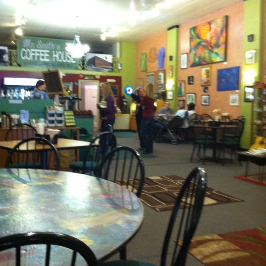 Photo taken at Mr Smith&#39;s Coffee House by Irene H. on 3/30/2012