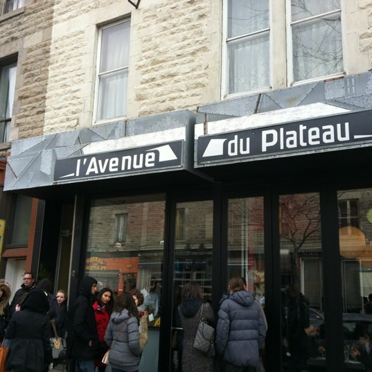 Restaurant L'avenue PlateauMontRoyal 922 ave. du MontRoyal Est
