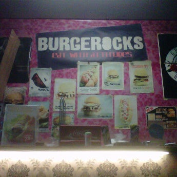 Photo taken at Burgerocks by Toni S. on 6/13/2012