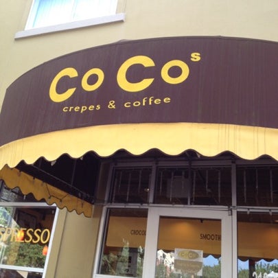 Photo taken at Coco Crepes, Waffles &amp; Coffee by Joanna on 8/26/2012