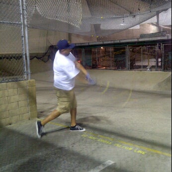 Photo taken at Home Run Park Batting Cages by Maribel M. on 5/29/2012