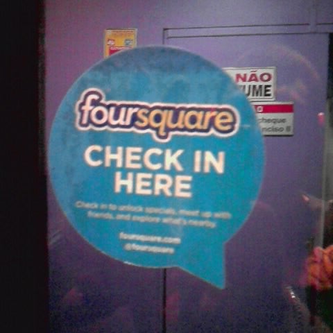 Agora com check-in OFICIAL direto do @foursquare