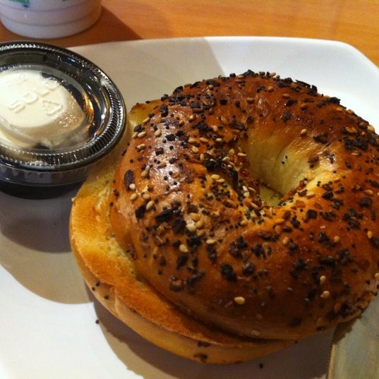 Try the bagels'