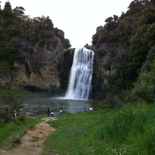 Photo taken at Hunua Falls by Tarique N. on 10/23/2011