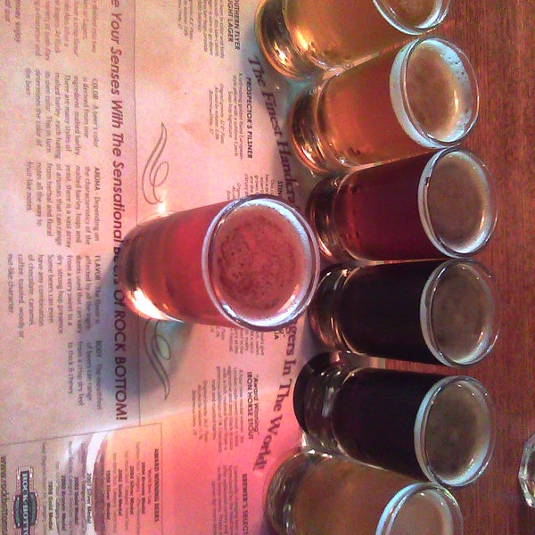 Photo taken at Rock Bottom Restaurant &amp; Brewery by Courtney on 8/6/2011