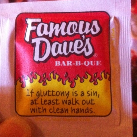 Photo taken at Famous Dave&#39;s by Christine M. on 7/8/2011