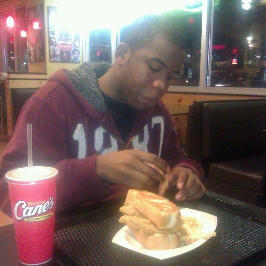 Photo taken at Raising Cane&#39;s Chicken Fingers by Vincent C. on 10/21/2011