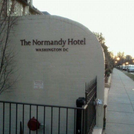 Photo taken at The Normandy Hotel by Tinu A. on 2/28/2012
