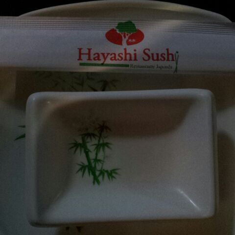 Photo taken at Hayashi Sushi by Marcio D. on 4/15/2012