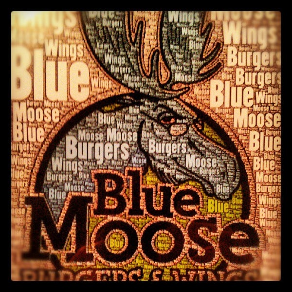 Photo taken at Blue Moose Burgers &amp; Wings by Cabin Fever Vacations .. on 6/28/2012