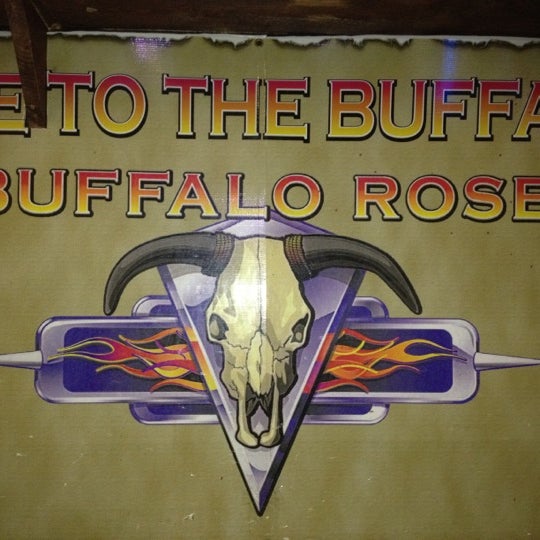 Photo taken at Buffalo Rose Saloon by Carl R. on 2/25/2012