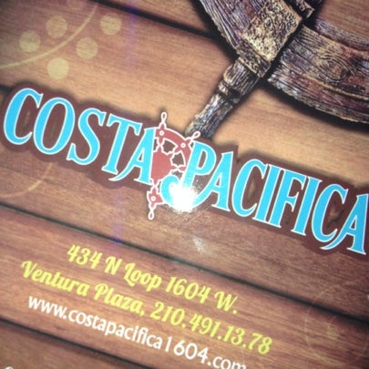 Das Foto wurde bei Costa Pacifica - San Antonio Seafood Restaurant von Grace-Valerie F. am 8/16/2012 aufgenommen
