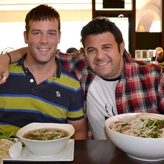 Are you brave enough to take on the Super Pho Challenge? You have 30 minutes to eat over 5-lbs of Vietnamese soup filled with meat, noodles, and broth. As seen on Travel Channel’s Man v. Food Nation.