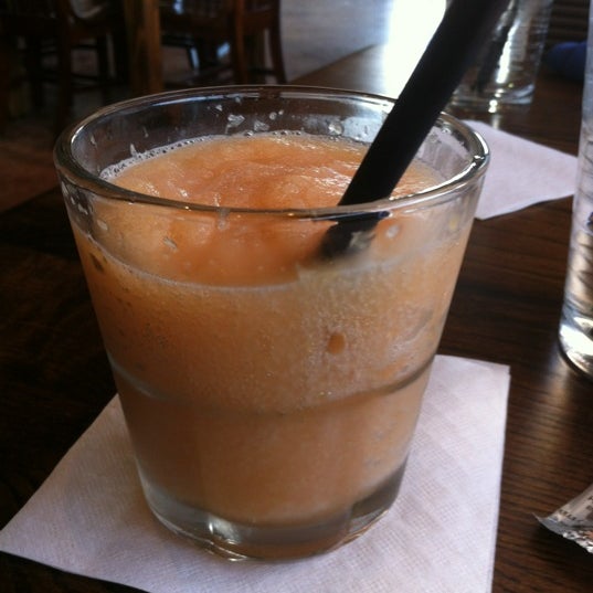 Brunch is delicious! Try the frozen peach Bellini.  Strong and not too sweet. Crab eggs Benedict was amazing!