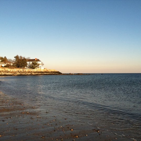 Photo taken at Peggotty Beach by Diana G. on 1/10/2012