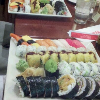 Снимок сделан в Kanki Japanese House of Steaks &amp; Sushi пользователем Megan S. 3/27/2012