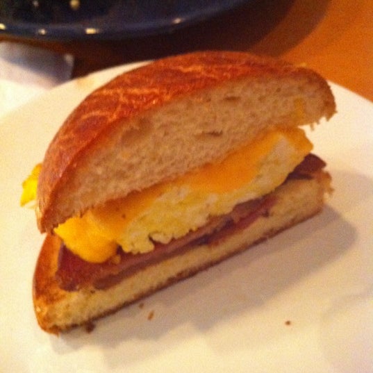 The American egg sandwich w cheddar