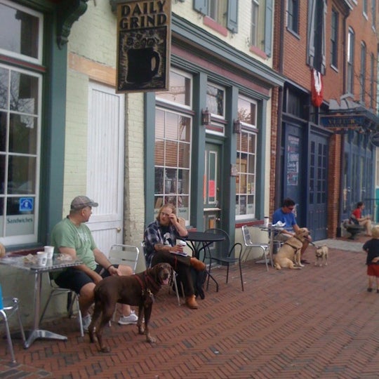 Photo taken at The Daily Grind (aka The Fells Grind) by Vicki M. on 7/22/2012
