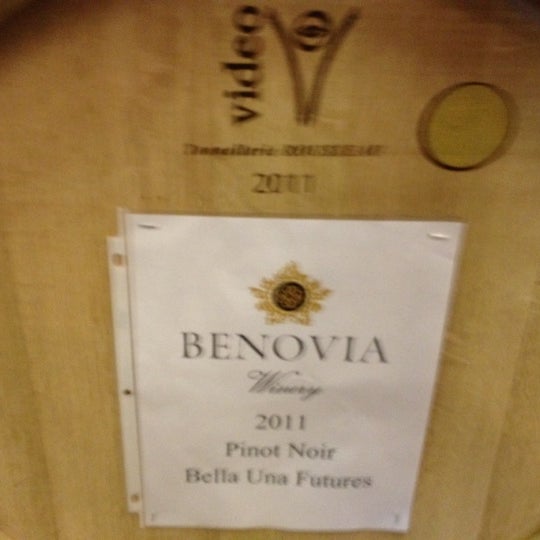 Photo taken at Benovia Winery by William A. on 3/3/2012