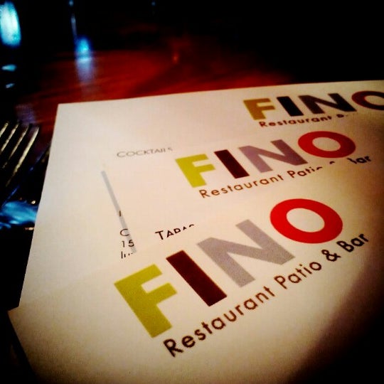 Снимок сделан в FINO Restaurant Patio &amp; Bar пользователем Jin C. 7/25/2012