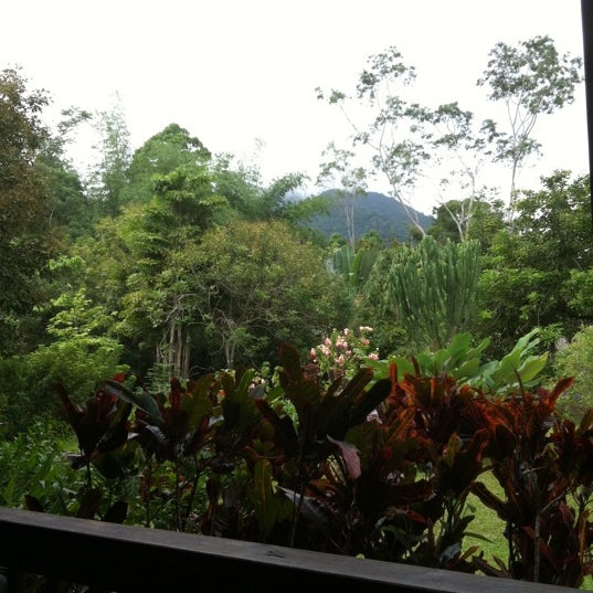 Photo taken at The Lodge at Pico Bonito by TOM P. on 8/3/2011