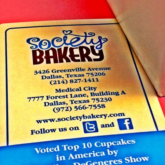 Society Bakery Medical City Cupcake Shop
