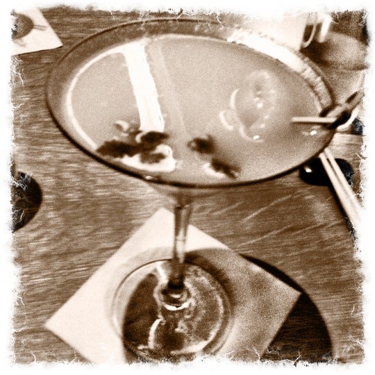 Awesome lychee martinis.