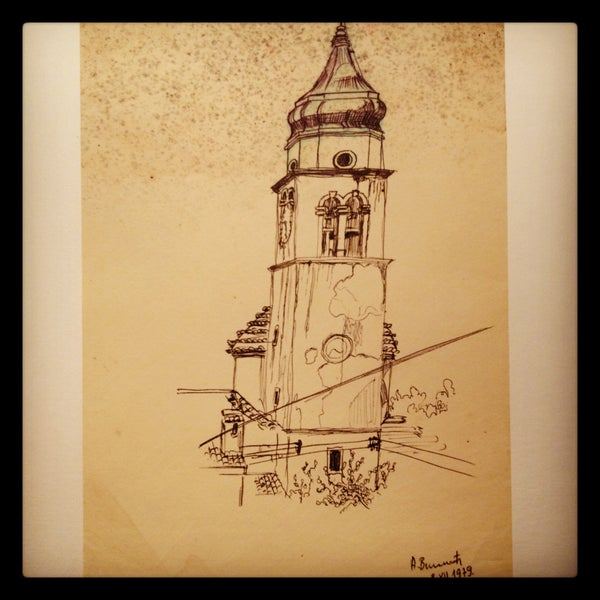 Best people to deal and be with, in the whole world. Here is a drawing of Losinj's church from more than 30 years ago. Ancient history. Love you guys! : )