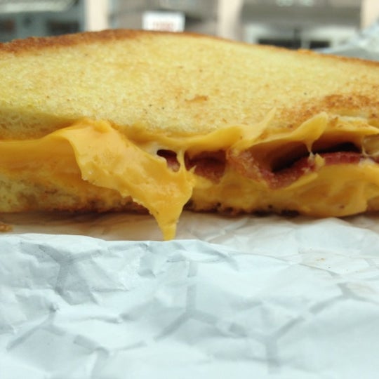 3 cheese & bacon.  Yummmmm. The regular grilled cheese was delicious also.
