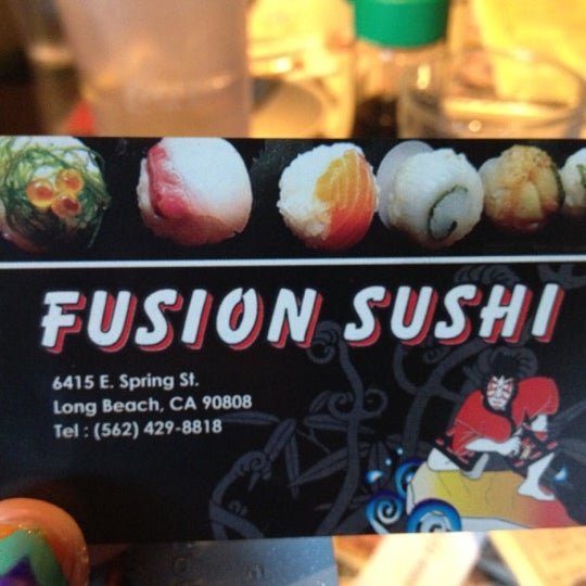 Photo taken at Fusion Sushi by jade N. on 8/11/2012