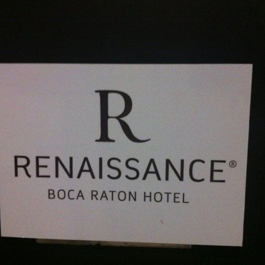 Photo taken at Renaissance Boca Raton Hotel by Joey C. on 3/15/2012