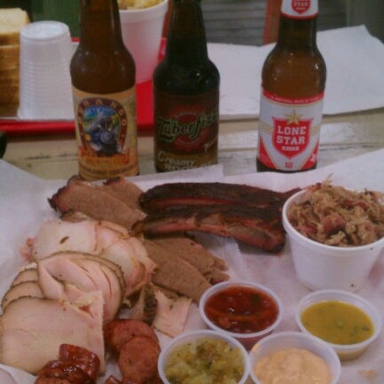Photo taken at Serious Texas Bar-B-Q by Anthony Z. on 7/24/2012