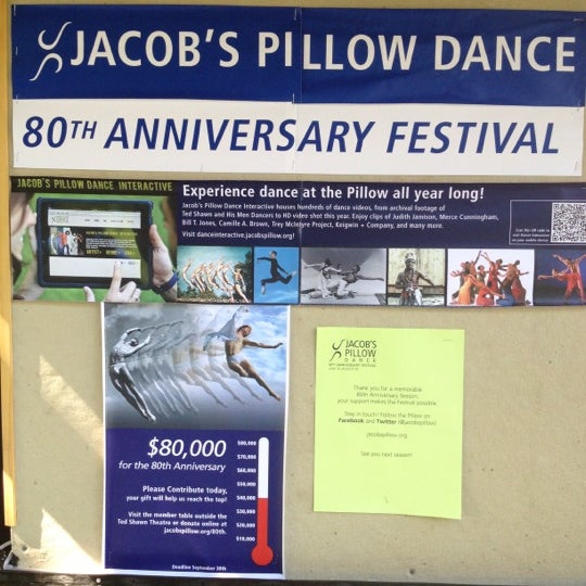 Foto tomada en Jacob&#39;s Pillow Dance Festival  por Marc S. el 9/1/2012