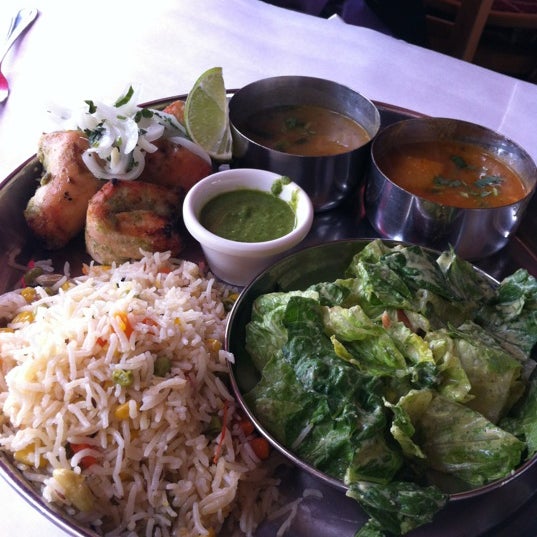 Photo taken at All India Cafe by Kokopuff on 4/12/2012
