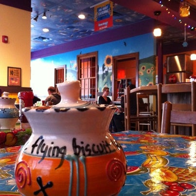 Photo taken at The Flying Biscuit Cafe by Melissa O. on 12/30/2010
