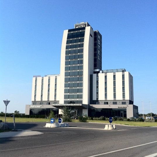 Photo taken at Pannonia Tower Hotel****Parndorf by Wilhelm F. on 9/16/2011